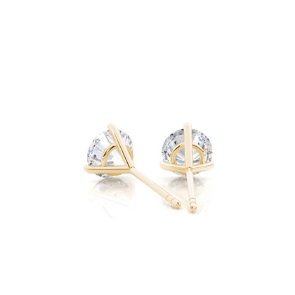 Prong-Einstellung Moissanit-Ohrstecker