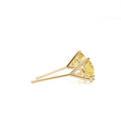 Gelber Diamant Ohrstecker
