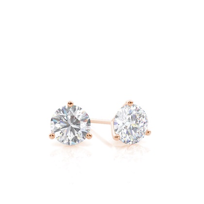 Prong Setting Moissanite Stud Earrings