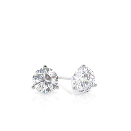 Prong Setting Moissanite Stud Earrings