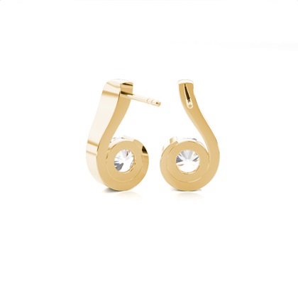 Gelbgold Diamant Ohrringe