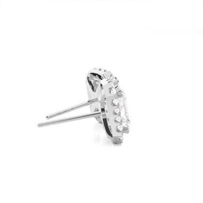 Halo Diamant Anhänger in einer Krappenfassung