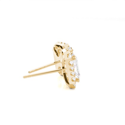 Halo Diamant Anhänger in einer Krappenfassung