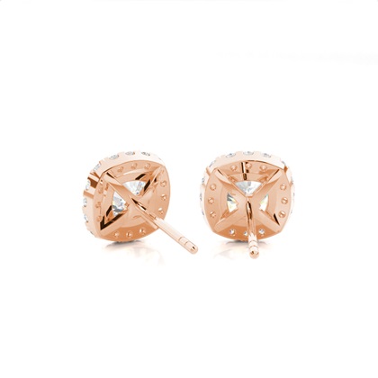 Rose Gold Diamond Earrings