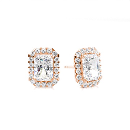 Radiant Diamond Earrings