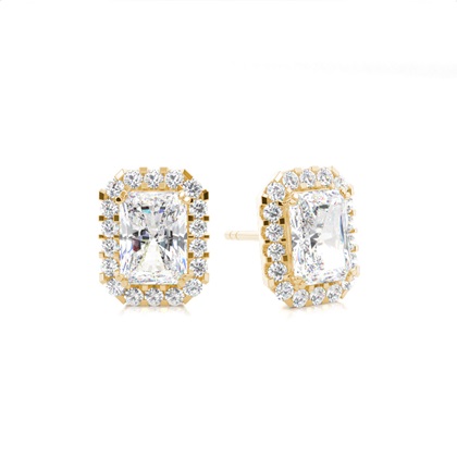 Radiant Diamond Earrings
