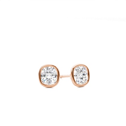 Cushion Cut Diamond Earrings