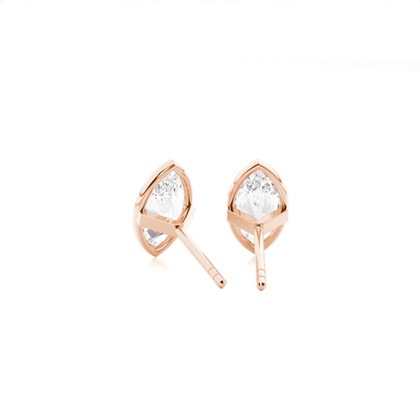 Marquise Cut Diamond Earrings 
