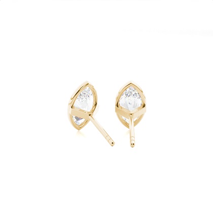 Marquise Cut Diamond Earrings 