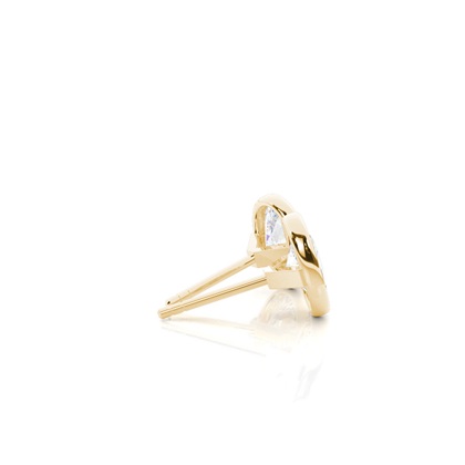 Oval Moissanite Diamond Earrings 