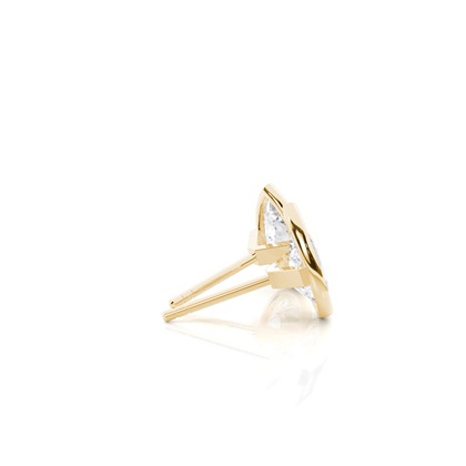 Pear Moissanite Diamond Earrings Diamond