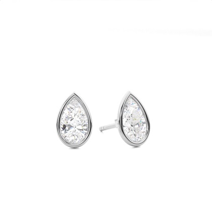 Pear Drop Diamond Earrings 