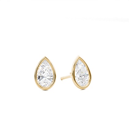 Pear Drop Diamond Earrings 