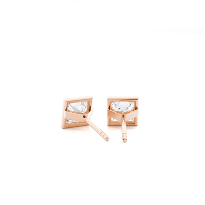 Princess Cut Diamond Earrings 