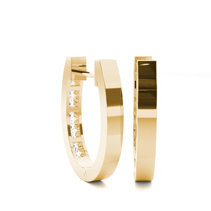 Yellow Gold Earrings