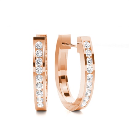 Round Diamond Earrings