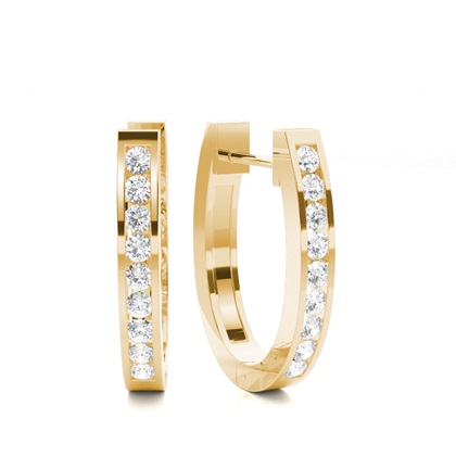 Round Diamond Earrings