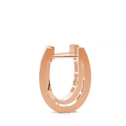 Prinzess Diamant Creolen in einer Kanalfassung