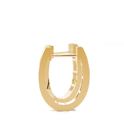 Prinzess Diamant Creolen in einer Kanalfassung