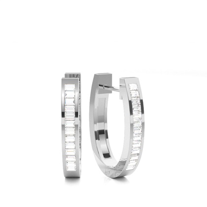 Baguette Diamond Earrings