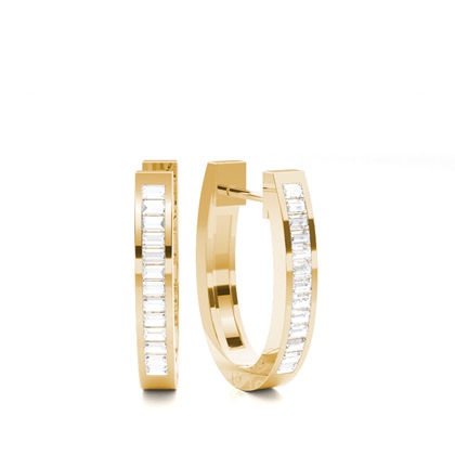 Baguette Diamond Earrings