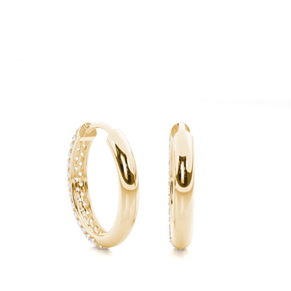 Gelbgold Diamant Ohrringe