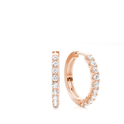 Round Diamond Earrings
