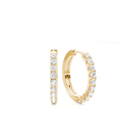 Round Diamond Earrings