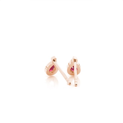 Rose Gold Diamond Earrings