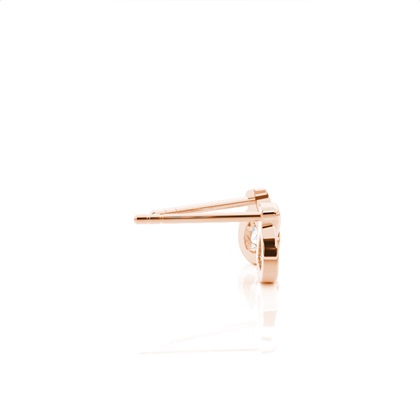 Rose Gold Stud Diamond Earrings