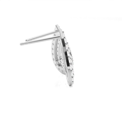 Designer Brilliant Diamant Ohrstecker in einer Krappenfassung