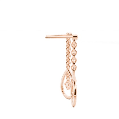 Rose Gold Drop Diamond Earrings