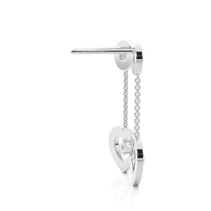 Diamant Ohrhänger in einer 4er-Krappenfassung