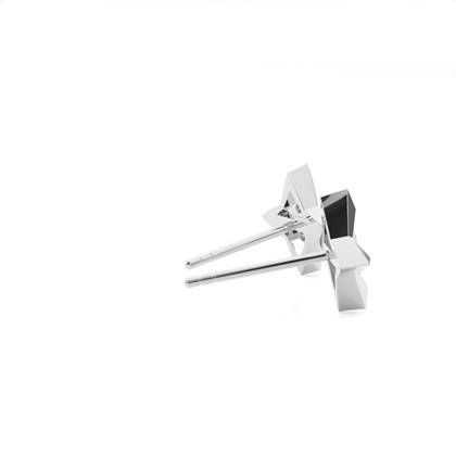 Runde Petite Diamantohrhänger in einer Krappenfassung