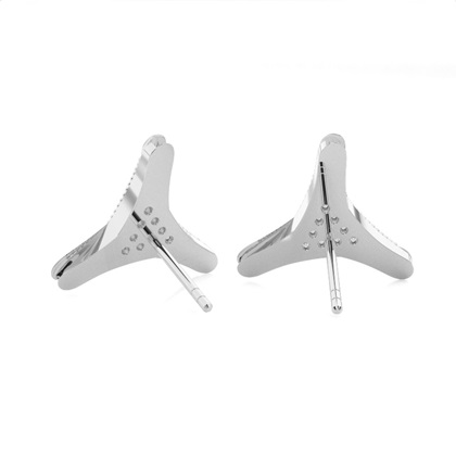 White Gold Diamond Earrings