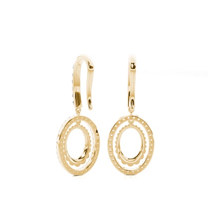 Gelbgold Diamant Ohrringe