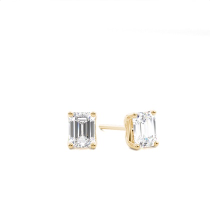 Yellow Gold Women's Diamond Earrings Diamond