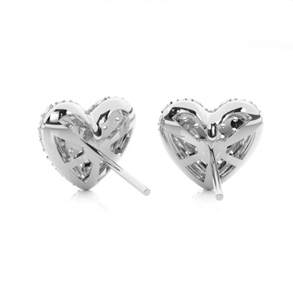 Silver Diamond Earrings