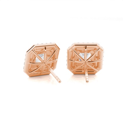 Asscher Cut Earrings 