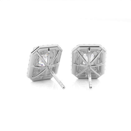 Emerald Cut Earrings 