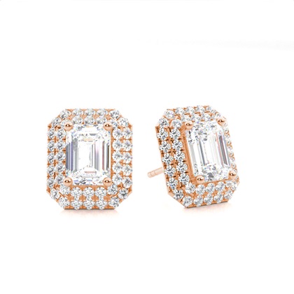 Emerald Diamond Earrings