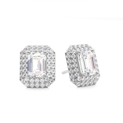 Emerald Diamond Earrings