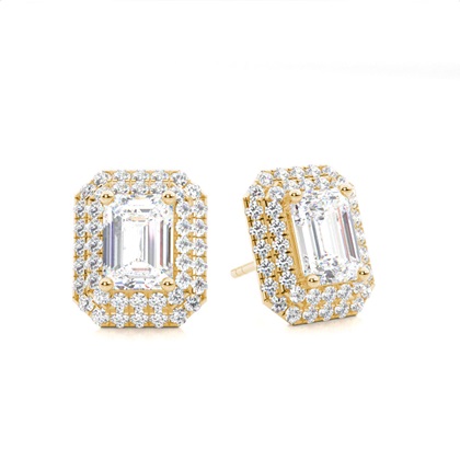 Emerald Diamond Earrings