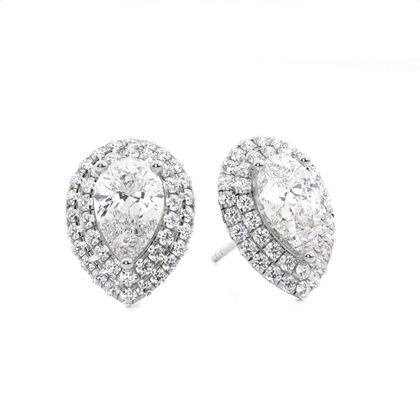 Pear Women's Diamond Earrings Diamond