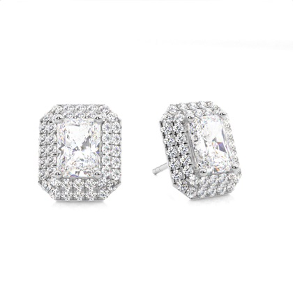 Radiant Diamond Earrings