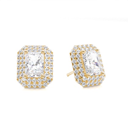 Radiant Diamond Earrings