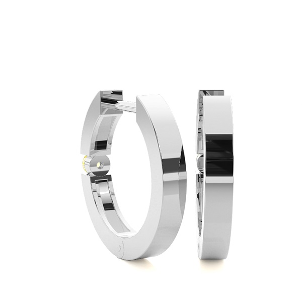 Gelber Diamant Creolen