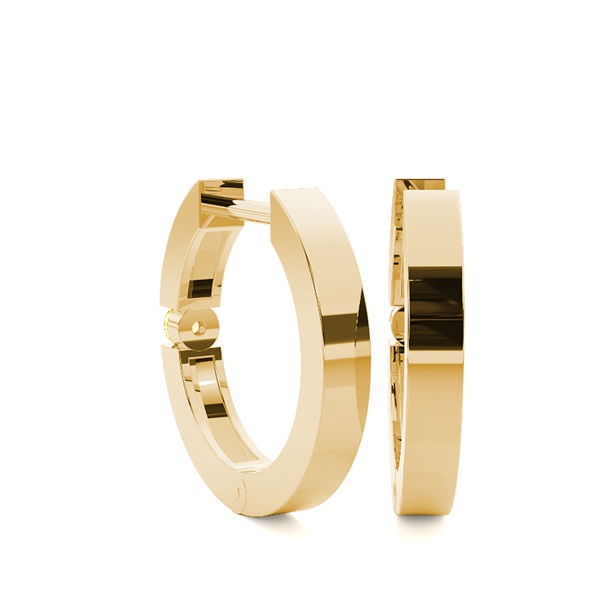 Gelber Diamant Creolen