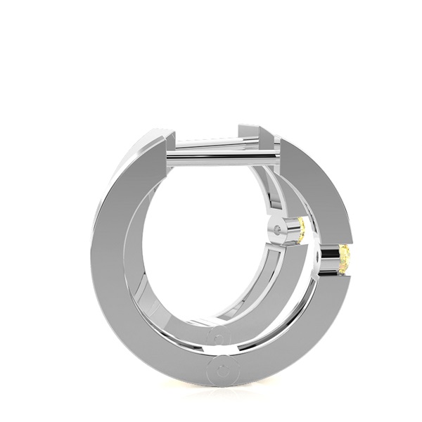 Gelber Diamant Creolen