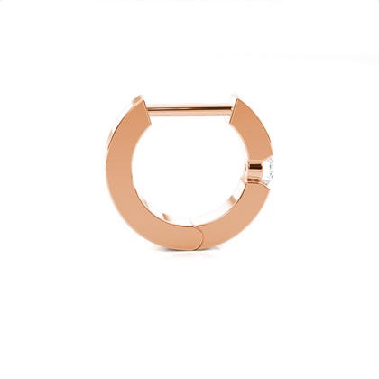 Spannungseinstellung Diamant Herren Einzelne Ohrring